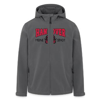 hannover meine stadt - Recycelte Männer Softshell-Jacke von Stanley/Stella - Anthrazit - Vorne - AI Model Male 185 light (185cm)