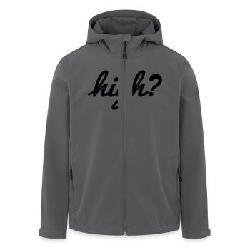 high__f1 - Recycelte Männer Softshell-Jacke von Stanley/Stella - Anthrazit - Vorne - AI Model Male 185 light (185cm)