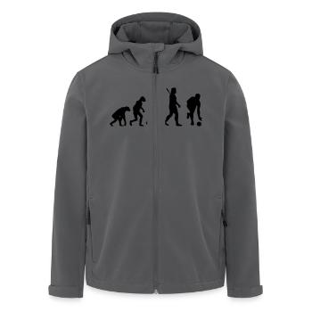 Evolution Kegeln - Recycelte Männer Softshell-Jacke von Stanley/Stella - Anthrazit - Vorne - AI Model Male 185 light (185cm)