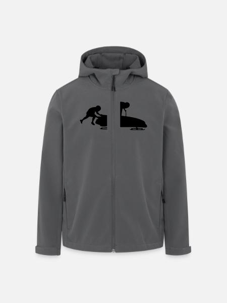 BOB - Recycelte Männer Softshell-Jacke von Stanley/Stella - Anthrazit