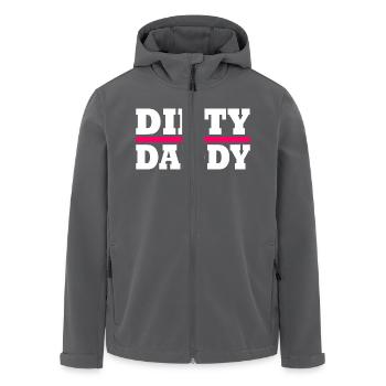 Dirty daddy - Recycelte Männer Softshell-Jacke von Stanley/Stella - Anthrazit - Vorne - AI Model Male 185 light (185cm)