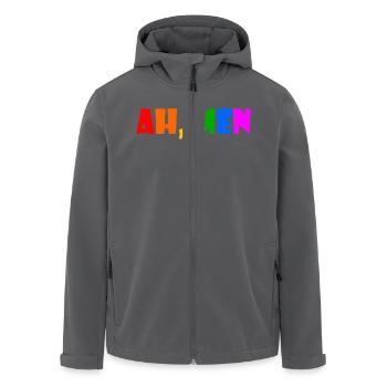 Ah men - Recycelte Männer Softshell-Jacke von Stanley/Stella - Anthrazit - Vorne - AI Model Male 185 light (185cm)