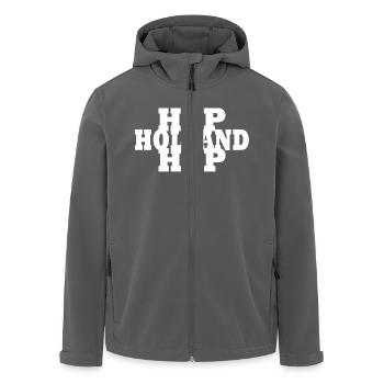Hup holland hup - Recycelte Männer Softshell-Jacke von Stanley/Stella - Anthrazit - Vorne - AI Model Male 185 light (185cm)