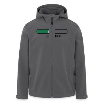 loading - Recycelte Männer Softshell-Jacke von Stanley/Stella - Anthrazit - Vorne - AI Model Male 185 light (185cm)