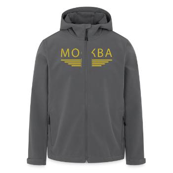 Moskau T-Shirt – Metropole der Eleganz - Recycelte Männer Softshell-Jacke von Stanley/Stella - Anthrazit - Vorne - AI Model Male 185 light (185cm)