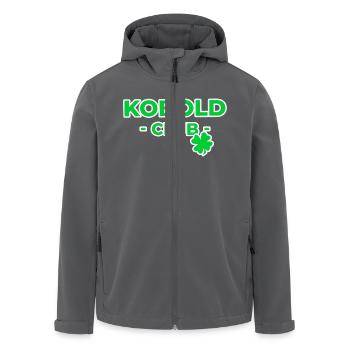 Kobold Clus - St Patrick's Day Irland - Recycelte Männer Softshell-Jacke von Stanley/Stella - Anthrazit - Vorne - AI Model Male 185 light (185cm)