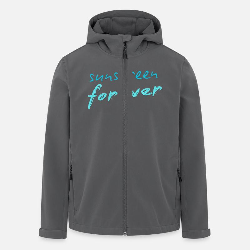 Sunscreen forever - Recycelte Männer Softshell-Jacke von Stanley/Stella - Anthrazit