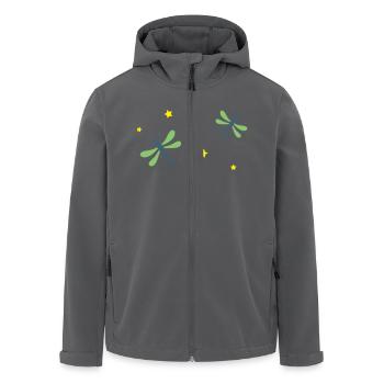 Libelle - Recycelte Männer Softshell-Jacke von Stanley/Stella - Anthrazit - Vorne - AI Model Male 185 light (185cm)