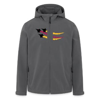 F22 Raptor - Recycelte Männer Softshell-Jacke von Stanley/Stella - Anthrazit - Vorne - AI Model Male 185 light (185cm)