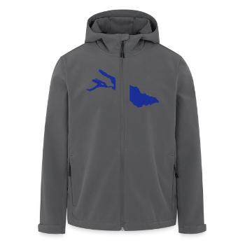 Bodensee - Recycelte Männer Softshell-Jacke von Stanley/Stella - Anthrazit - Vorne - AI Model Male 185 light (185cm)