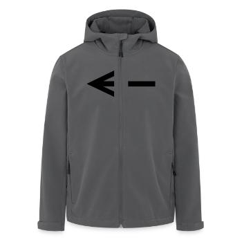 Pfeil - Recycelte Männer Softshell-Jacke von Stanley/Stella - Anthrazit - Vorne - AI Model Male 185 light (185cm)
