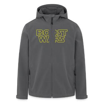 Boost Wars - Recycelte Männer Softshell-Jacke von Stanley/Stella - Anthrazit - Vorne - AI Model Male 185 light (185cm)