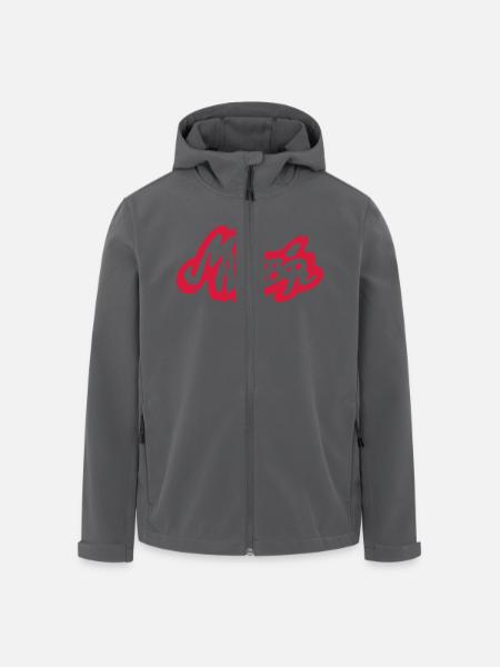 Mausebär 1f - Recycelte Männer Softshell-Jacke von Stanley/Stella - Anthrazit