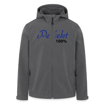 Perfekt 100% - Recycelte Männer Softshell-Jacke von Stanley/Stella - Anthrazit - Vorne - AI Model Male 185 light (185cm)
