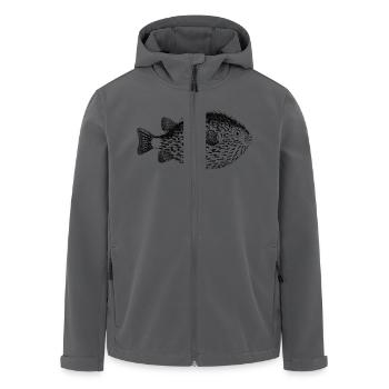 diodon-hystrix-stachelfisch.png - Recycelte Männer Softshell-Jacke von Stanley/Stella - Anthrazit - Vorne - AI Model Male 185 light (185cm)
