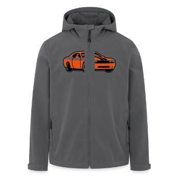 Muscle-Car - Recycelte Männer Softshell-Jacke von Stanley/Stella - Anthrazit - Vorne - AI Model Male 185 light (185cm)