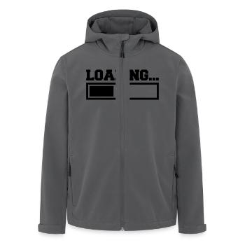Loading - Recycelte Männer Softshell-Jacke von Stanley/Stella - Anthrazit - Vorne - AI Model Male 185 light (185cm)
