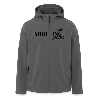 shopping_queen_f1 - Recycelte Männer Softshell-Jacke von Stanley/Stella - Anthrazit - Vorne - AI Model Male 185 light (185cm)