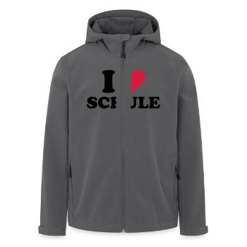 Schule - Recycelte Männer Softshell-Jacke von Stanley/Stella - Anthrazit - Vorne - AI Model Male 185 light (185cm)