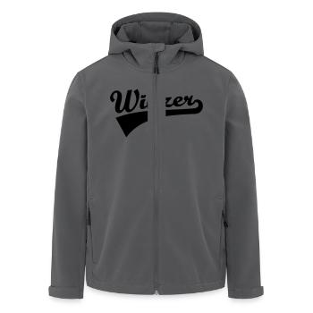 Winzer - Recycelte Männer Softshell-Jacke von Stanley/Stella - Anthrazit - Vorne - AI Model Male 185 light (185cm)