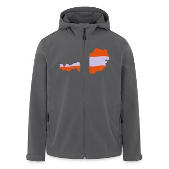 Österreich, Austria - Recycelte Männer Softshell-Jacke von Stanley/Stella - Anthrazit - Vorne - AI Model Male 185 light (185cm)