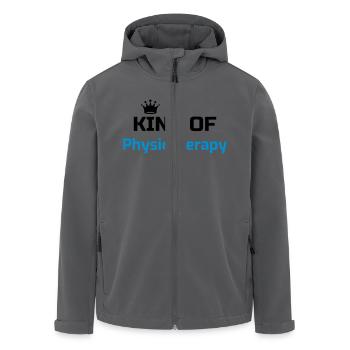 Krankengymnast / Krankengymnastin / Physio / - Recycelte Männer Softshell-Jacke von Stanley/Stella - Anthrazit - Vorne - AI Model Male 185 light (185cm)