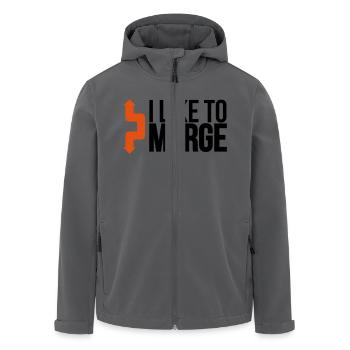 merge_hero4_2f - Recycelte Männer Softshell-Jacke von Stanley/Stella - Anthrazit - Vorne - AI Model Male 185 light (185cm)
