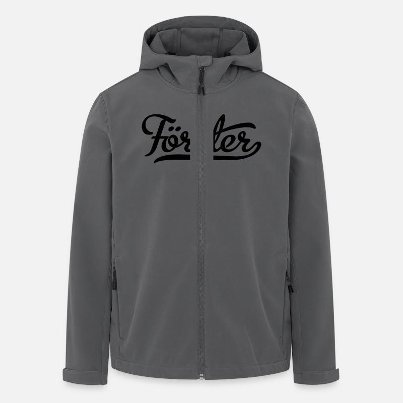 Förster - Recycelte Männer Softshell-Jacke von Stanley/Stella - Anthrazit