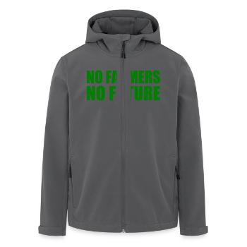 No farmers no future - Recycelte Männer Softshell-Jacke von Stanley/Stella - Anthrazit - Vorne - AI Model Male 185 light (185cm)