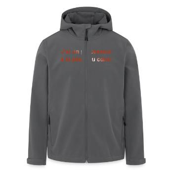 GEEK HUMOR LUSTIGER WITZ 1 - Recycelte Männer Softshell-Jacke von Stanley/Stella - Anthrazit - Vorne - AI Model Male 185 light (185cm)