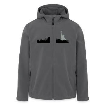 manhatten skyline - Recycelte Männer Softshell-Jacke von Stanley/Stella - Anthrazit - Vorne - AI Model Male 185 light (185cm)