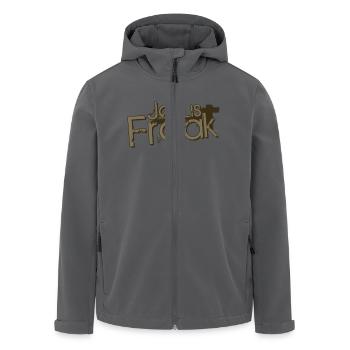 Jesus Freak - Recycelte Männer Softshell-Jacke von Stanley/Stella - Anthrazit - Vorne - AI Model Male 185 light (185cm)