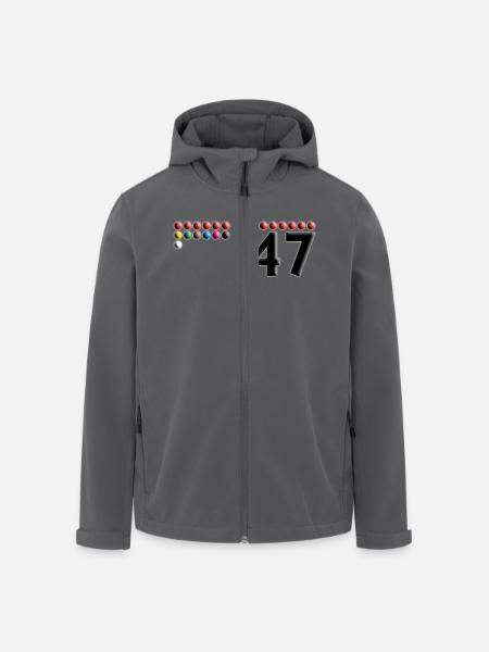 SNOOKER - Bälle 147 - Recycelte Männer Softshell-Jacke von Stanley/Stella - Anthrazit