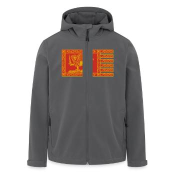 Venezia Flag - Recycelte Männer Softshell-Jacke von Stanley/Stella - Anthrazit - Vorne - AI Model Male 185 light (185cm)