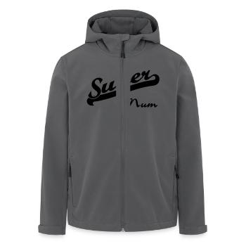 super mum - Recycelte Männer Softshell-Jacke von Stanley/Stella - Anthrazit - Vorne - AI Model Male 185 light (185cm)