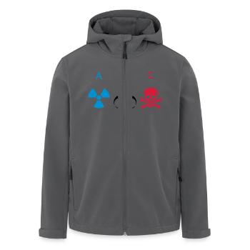 ABC - Atomic Biological Chemical - Recycelte Männer Softshell-Jacke von Stanley/Stella - Anthrazit - Vorne - AI Model Male 185 light (185cm)