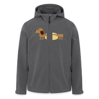 Hot-Dog - Recycelte Männer Softshell-Jacke von Stanley/Stella - Anthrazit - Vorne - AI Model Male 185 light (185cm)