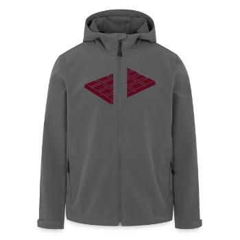 schokolade - Recycelte Männer Softshell-Jacke von Stanley/Stella - Anthrazit - Vorne - AI Model Male 185 light (185cm)