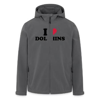 Delfin - Recycelte Männer Softshell-Jacke von Stanley/Stella - Anthrazit - Vorne - AI Model Male 185 light (185cm)
