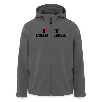 Chihuahua - Recycelte Männer Softshell-Jacke von Stanley/Stella - Anthrazit - Vorne - AI Model Male 185 light (185cm)