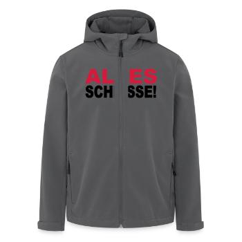 Alles Scheisse! - Recycelte Männer Softshell-Jacke von Stanley/Stella - Anthrazit - Vorne - AI Model Male 185 light (185cm)