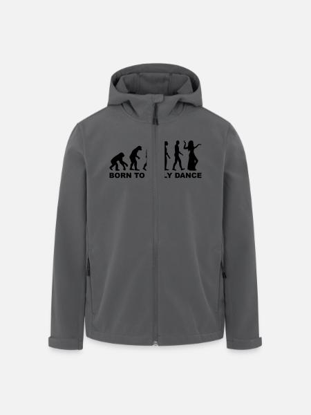 Bauchtanz - Recycelte Männer Softshell-Jacke von Stanley/Stella - Anthrazit