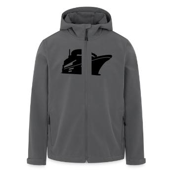 Boot - Recycelte Männer Softshell-Jacke von Stanley/Stella - Anthrazit - Vorne - AI Model Male 185 light (185cm)