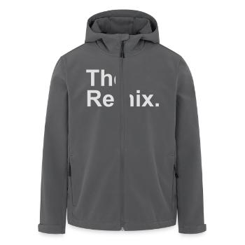 The Remix. - Recycelte Männer Softshell-Jacke von Stanley/Stella - Anthrazit - Vorne - AI Model Male 185 light (185cm)