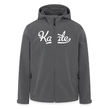 Karate - Recycelte Männer Softshell-Jacke von Stanley/Stella - Anthrazit - Vorne - AI Model Male 185 light (185cm)
