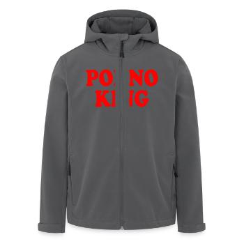 Porno king - Recycelte Männer Softshell-Jacke von Stanley/Stella - Anthrazit - Vorne - AI Model Male 185 light (185cm)
