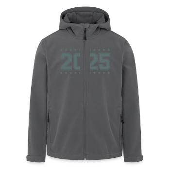 2025 - Recycelte Männer Softshell-Jacke von Stanley/Stella - Anthrazit - Vorne - AI Model Male 185 light (185cm)