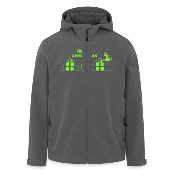Weihnachtsmann, Videospiel - Recycelte Männer Softshell-Jacke von Stanley/Stella - Anthrazit - Vorne - AI Model Male 185 light (185cm)