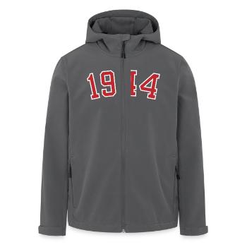 Jahrgang Sport 1944 - Recycelte Männer Softshell-Jacke von Stanley/Stella - Anthrazit - Vorne - AI Model Male 185 light (185cm)
