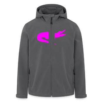 Krokodil (einfarbig) - Recycelte Männer Softshell-Jacke von Stanley/Stella - Anthrazit - Vorne - AI Model Male 185 light (185cm)